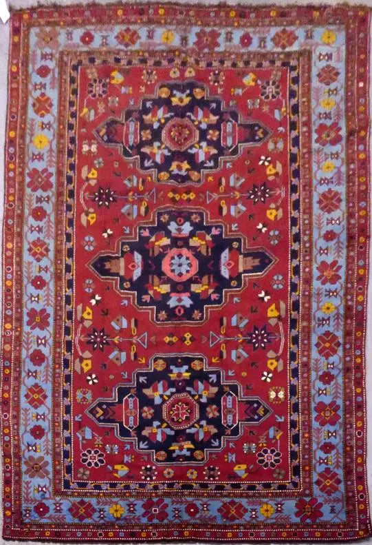 One Of The Kind Afghani Khotan Rug 10'7" x 6'9"